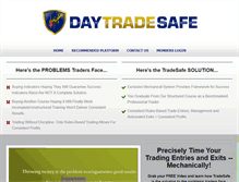 Tablet Screenshot of daytradesafe.com